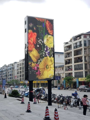 Su geçirmez Dış LED Ekranı Düşük Güç Tüketimi Deformasyon Yok